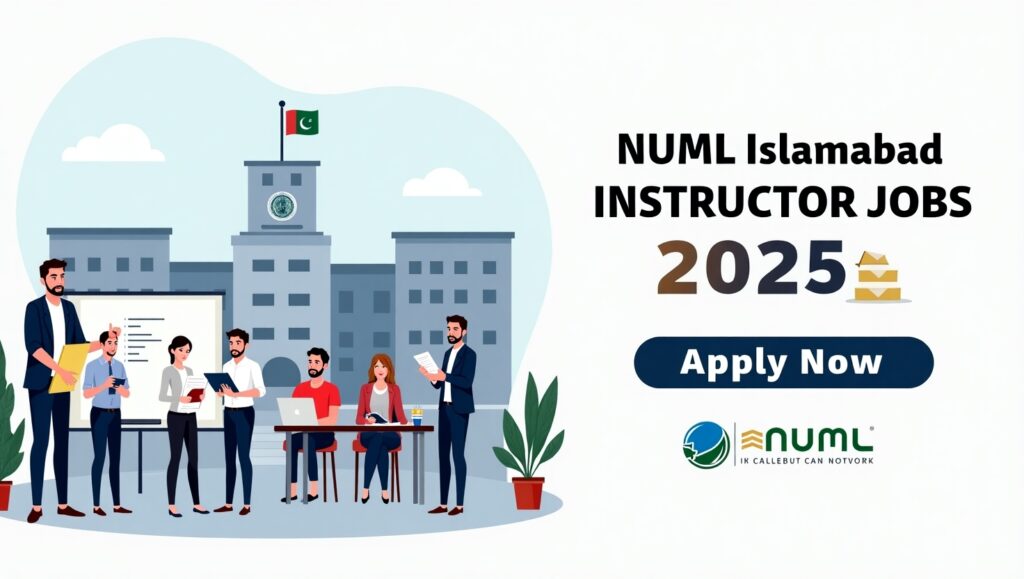 NUML Islamabad Instructor Jobs 2025