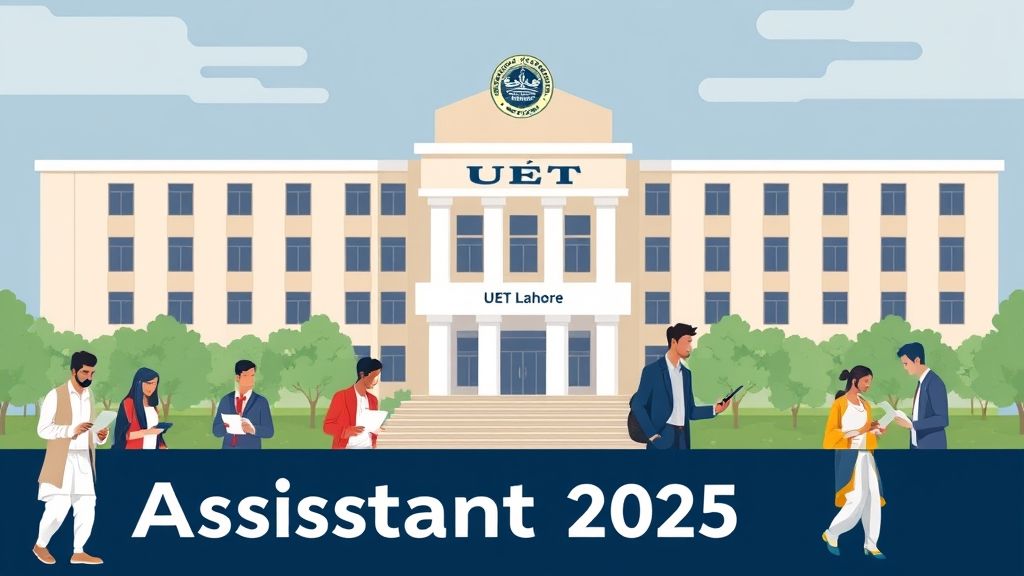 🏛️ UET Assistant Jobs 2025 – Apply Now for Assistant Positions at University of Engineering & Technology | Join Now
