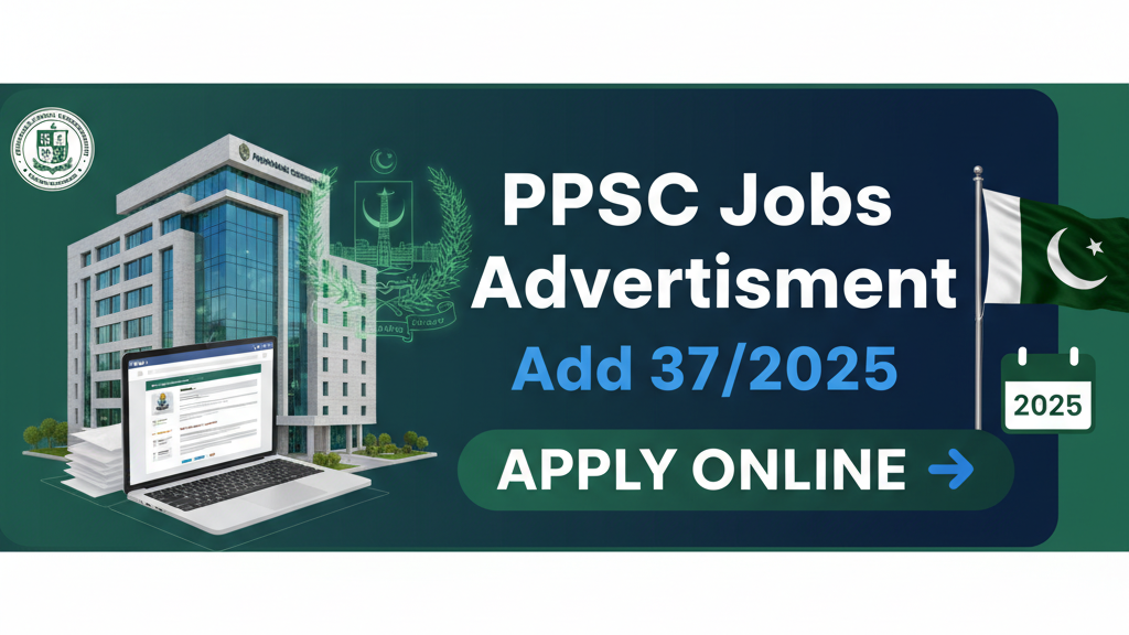 PPSC Jobs Advertisement Add 37/2025
